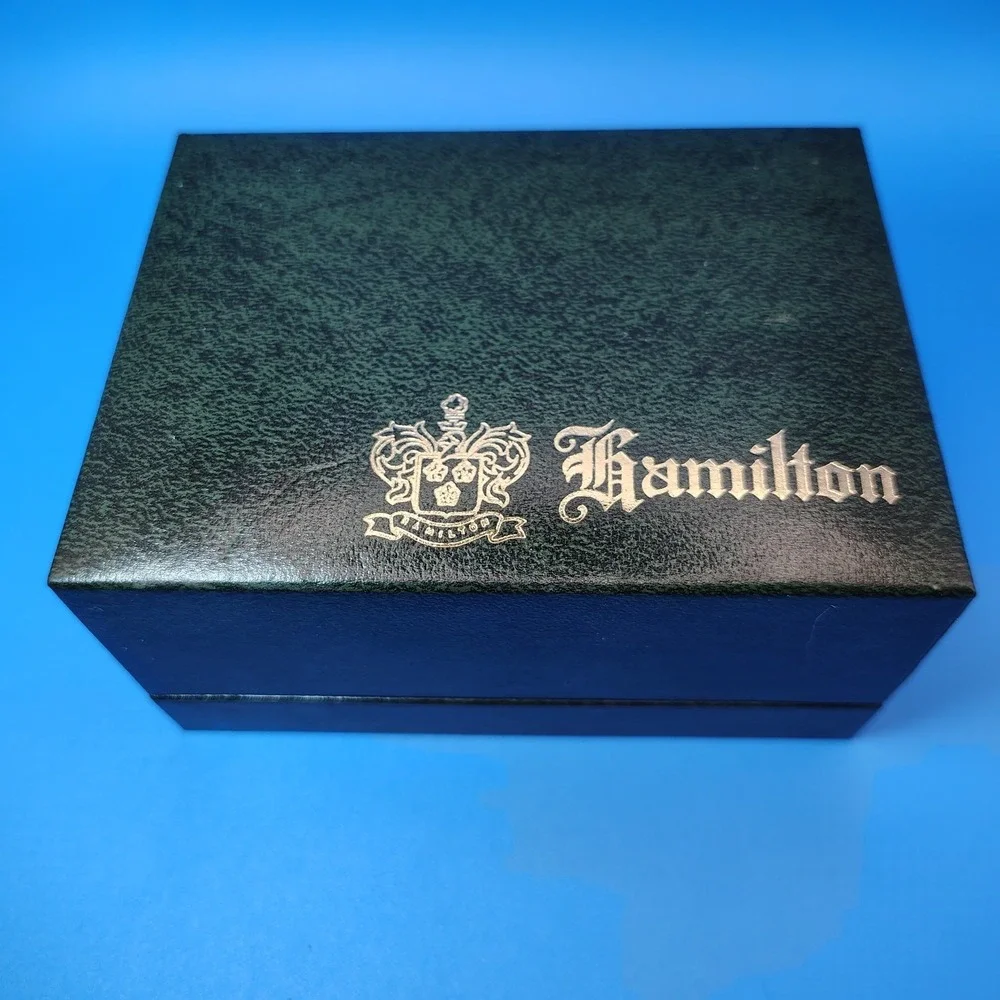 New Vintage 1992 Hamilton Masterpiece Chronometer XC Swiss Mens Quartz Watch NOS